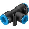 Festo Pneumatic Tee Tube-to-Tube Adapter Push-in Fitting 12 mm to 10 mm QST-12-10-20