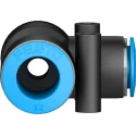Festo Pneumatic Tee Tube-to-Tube Adapter Push-in Fitting 12 mm to 10 mm QST-12-10-20