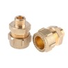 RS PRO Brass Compression Fitting Compression Coupler Male G 1/4 in 203-8653