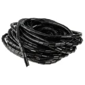RS PRO Nylon Spiral Cable Wrap Black, 10.6 mm Wall Thickness, 32 mm Maximum Bundle Diameter 811-7705