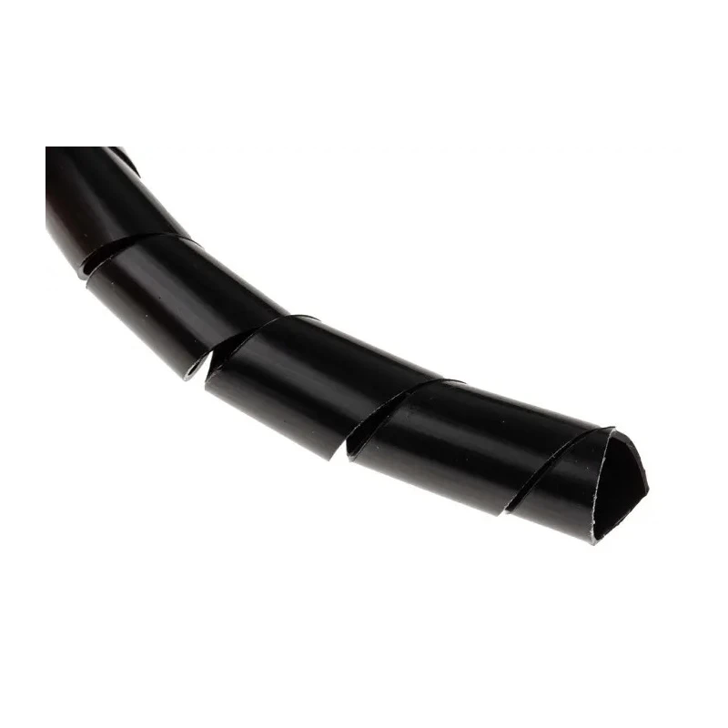 RS PRO Nylon Spiral Cable Wrap Black, 10.6 mm Wall Thickness, 32 mm Maximum Bundle Diameter 811-7705