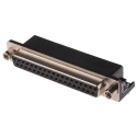 RS PRO 107 37 Way Right Angle 2.77 mm Pitch Through Hole D-Sub Connector with 4 to 40 UNC Screw Lock Female 811-7131