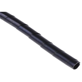 RS PRO Polyethylene Spiral Cable Wrap 30 mm Maximum Bundle Diameter 8 mm Cable Diameter 10 m Length 811-7676