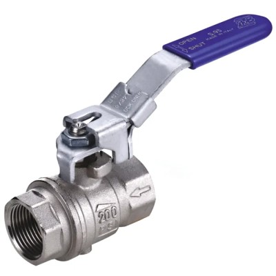 RS PRO Brass Full Port Ball Valve 2 in Brass Body Steel Handle 812-5172