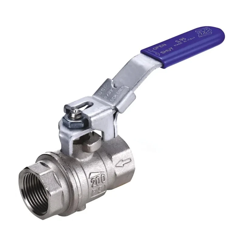 RS PRO Brass Full Port Ball Valve 2 in Brass Body Steel Handle 812-5172