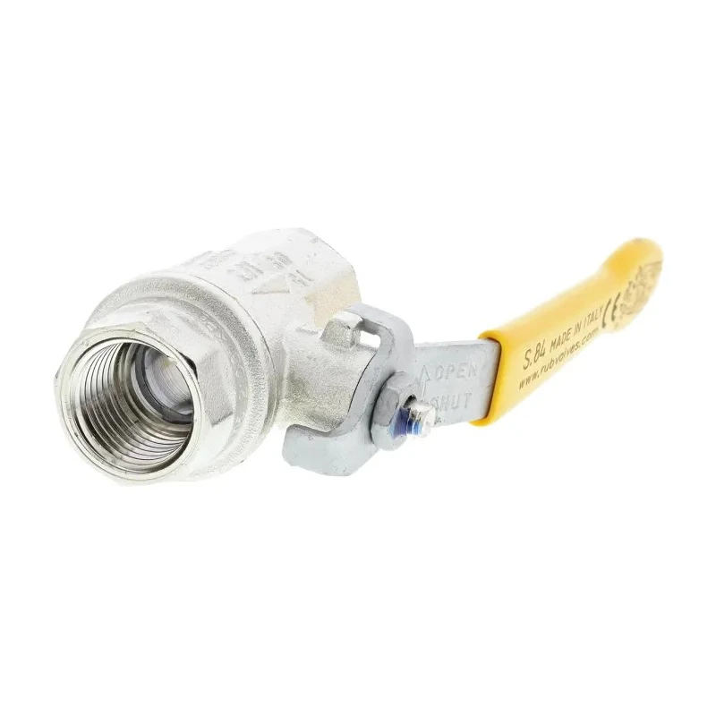 RS PRO Nickel Plated Brass Ball Valve 1/2 in Threaded BSPT Connection 40 Bar Pressure 812-5270