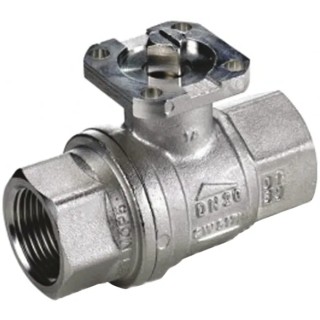 RS PRO Brass Ball Valve Full Port with ISO 5211 Actuator Mounting Pad 1/2 to 4 in, Brass Body, 70°C Maximum 812-5242