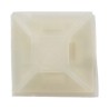 RS PRO Natural Self-Adhesive Cable Tie Mount 3.2 mm Cable Tie Width Acceptance 12.5 mm x 12.5 mm 204-0240