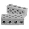 RS PRO CPO Series Non-Fused Terminal Block, 4-Way, 6AWG Wire, 76A Screw, Ceramic, 450V 813-3101