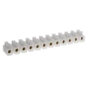 RS PRO Non-Fused Terminal Block, 12-Way, 8AWG Wire Size, 57A Current, 400V Voltage, Polyamide Housing, Screw Mount 813-3127