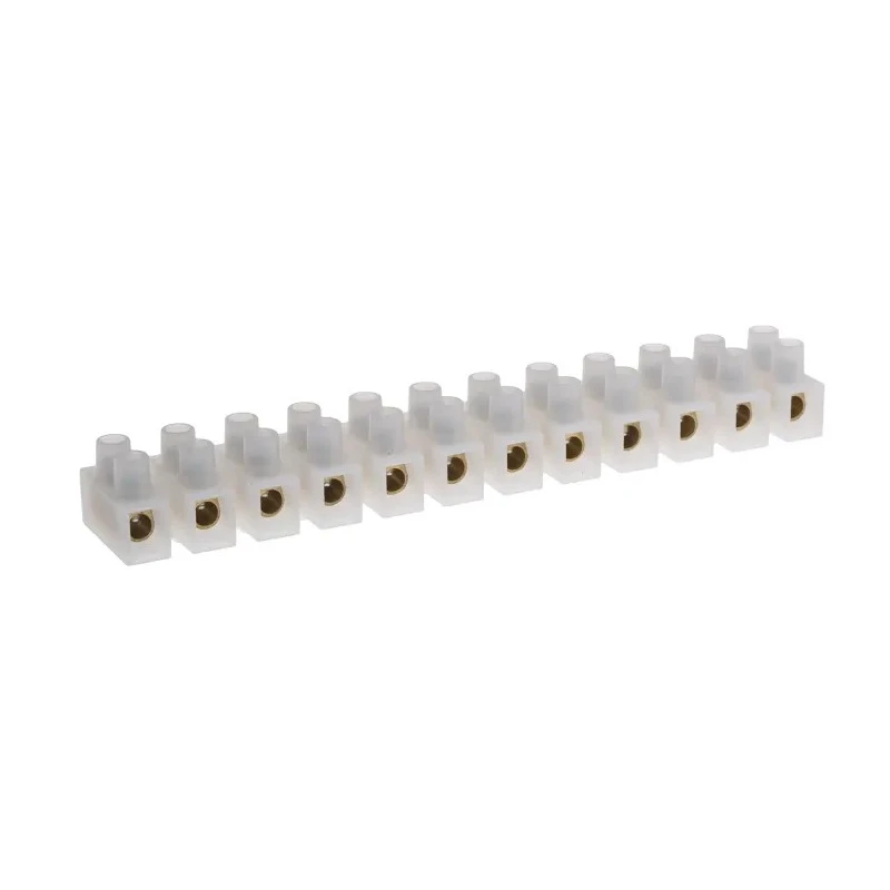 RS PRO Non-Fused Terminal Block, 12-Way, 8AWG Wire Size, 57A Current, 400V Voltage, Polyamide Housing, Screw Mount 813-3127