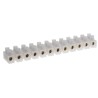 RS PRO Non-Fused Terminal Block, 12-Way, 8AWG Wire Size, 57A Current, 400V Voltage, Polyamide Housing, Screw Mount 813-3127