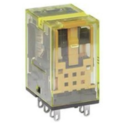 Idec Power Relay PCB Mount 24V Coil 6A Switching Current 4PDT RJ2S RU4S-D24