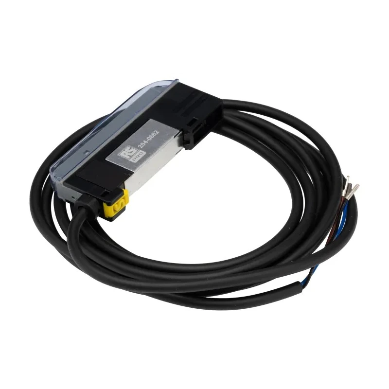 RS PRO Plastic Fibre Optic Sensor 0.01 mm Detection Range, PNP Output, 1.44 W Power, IP54, 24V dc 204-0682