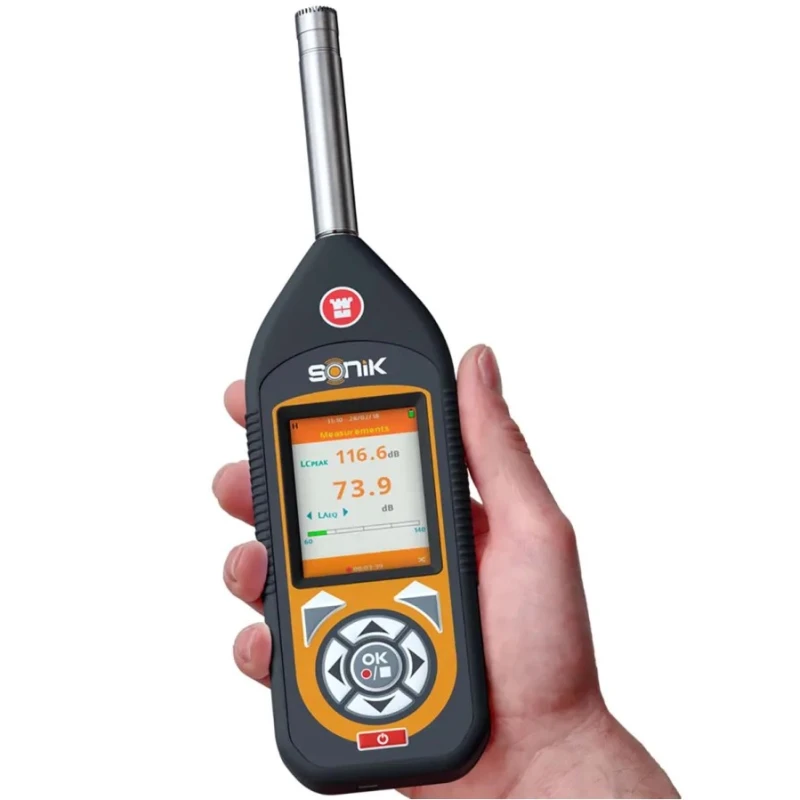 Castle Sonik GA142SE Class 1 Data Logging Sound Level Meter 25 dB to 143 dB 20 kHz Max GA142SE