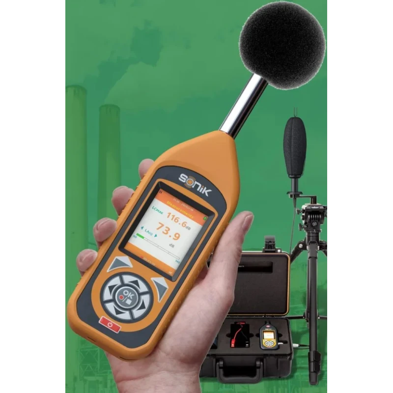 Castle Sonik GA142SE Class 1 Data Logging Sound Level Meter 25 dB to 143 dB 20 kHz Max GA142SE