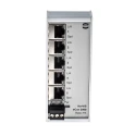 HARTING Unmanaged 5 Port Fast Ethernet Switch for DIN Rail Mounting 9-60 VDC Power 24020050010