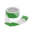 RS PRO White, Green High Density Polyethylene Safety Barrier Tape 0.02 mm Thickness 100 m Length 50 mm Width 204-1806