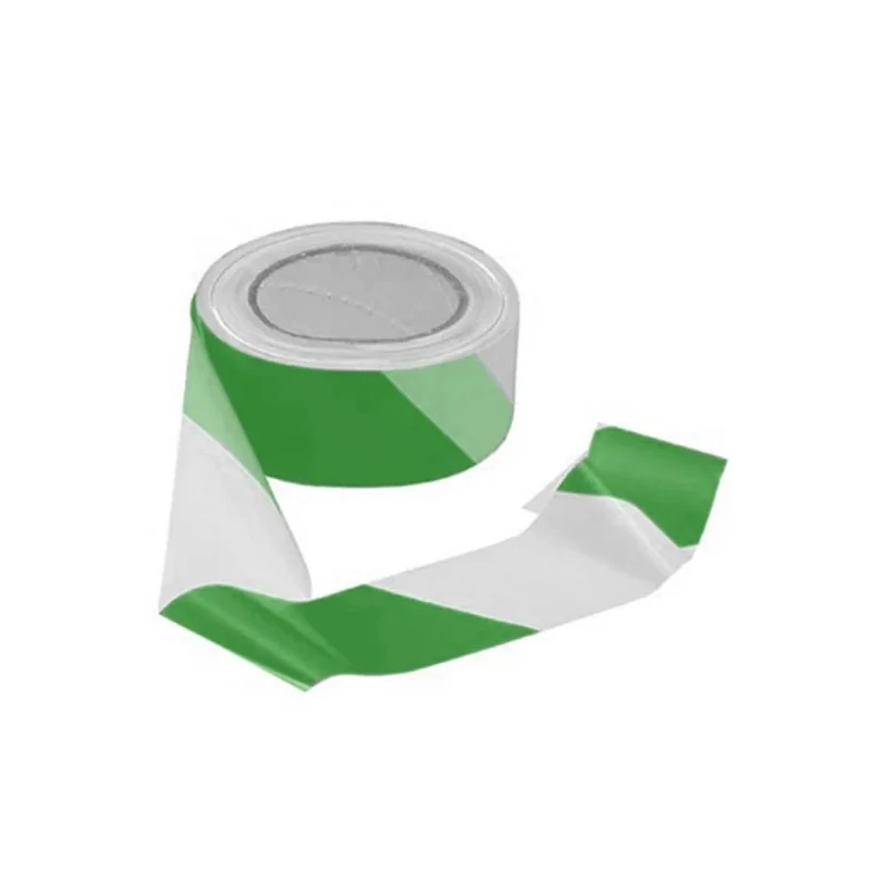 RS PRO White, Green High Density Polyethylene Safety Barrier Tape 0.02 mm Thickness 100 m Length 50 mm Width 204-1806