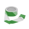 RS PRO White, Green High Density Polyethylene Safety Barrier Tape 0.02 mm Thickness 100 m Length 50 mm Width 204-1806