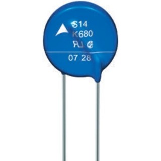 TDK Standard Metal Oxide Varistor 100 V Varistor Voltage, Clamping Voltage 2970 V, Clamping Current 10 A B72207S0600K101