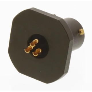 Amphenol Limited Brass Straight 3 Way Panel Mount MIL Spec Circular Connector Female, Male Contacts, Shell 62GB-57A08-33PN