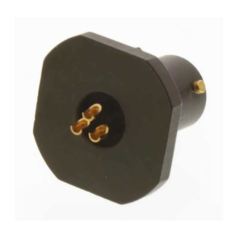 Amphenol Limited Brass Straight 3 Way Panel Mount MIL Spec Circular Connector Female, Male Contacts, Shell 62GB-57A08-33PN