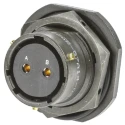 Amphenol Limited MIL Spec Circular Connector Brass Straight 2 Way Panel Mount Female Contacts Shell Size 14 62GB-57A14-02SN