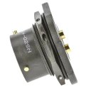 Amphenol Limited MIL Spec Circular Connector Brass Straight 2 Way Panel Mount Female Contacts Shell Size 14 62GB-57A14-02SN