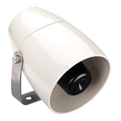 Schneider Electric Siren, AC, IP53 Dust and Water Resistant Polycarbonate Body 106 dB 1 Metre XVS10GMW