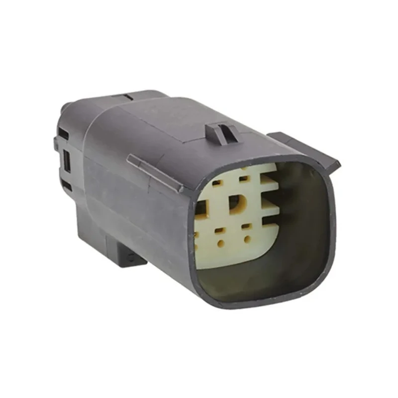 Molex Automotive Connector Male Black Cable 6 Way Solder Termination Nylon 40% Glass Filled 33482-3601