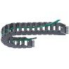 Igus Black Cable Trunking e-chain Z16 62.5mm Width x 39mm Depth x 1m Length, 60mm Minimum Bend Radius, Igumid NB Z16.4.060.0