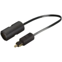 Pro Car Automotive Connector Female Black Cable 1 Way Screw Termination 8A Current 0.25m Cord Length 67872000