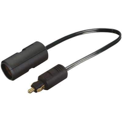 Pro Car Automotive Connector Female Black Cable 1 Way Screw Termination 8A Current 0.25m Cord Length 67872000