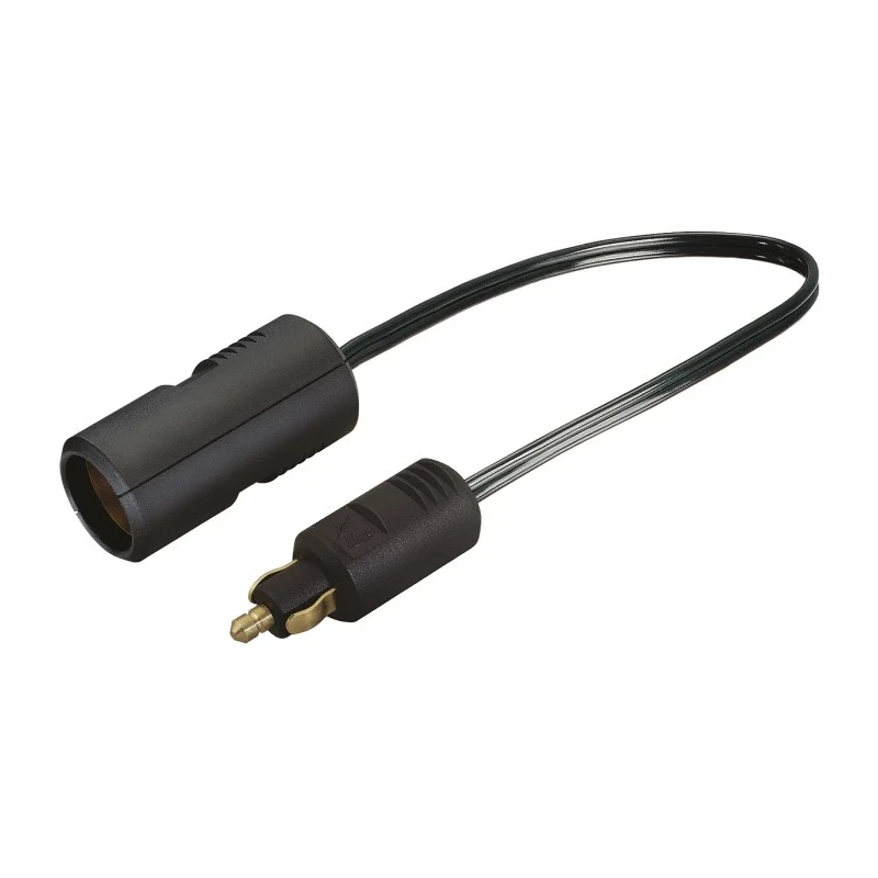Pro Car Automotive Connector Female Black Cable 1 Way Screw Termination 8A Current 0.25m Cord Length 67872000