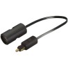 Pro Car Automotive Connector Female Black Cable 1 Way Screw Termination 8A Current 0.25m Cord Length 67872000