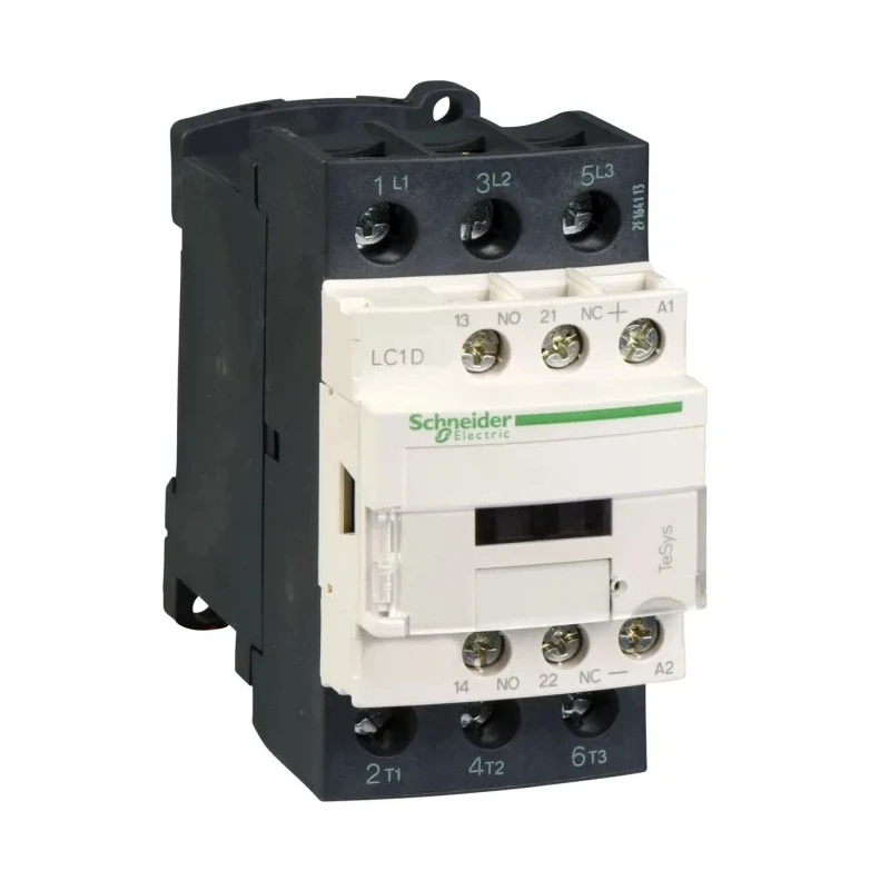 Schneider Electric TeSys D 3-Pole Contactor, 24V dc Coil, 32 A, 18.5 kW, 3 NO, 440V LC1D326BDS207