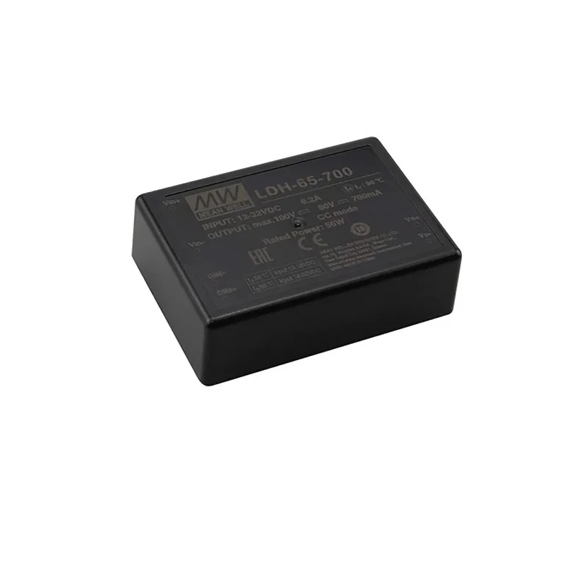 MEAN WELL 5 Output Through Hole PWM DC-DC Constant Current 80V 65W 1750mA Pin-Mounted Encapsulated LED Driver LDH-65-1750