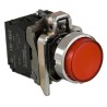 Schneider Electric Harmony XB4 Illuminated Push Button Switch Spring Return Panel Mount 22 mm Cutout SPDT Red LED XB4BW14B5