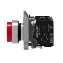 Schneider Electric Harmony XB4 Illuminated Push Button Switch Spring Return Panel Mount 22 mm Cutout SPDT Red LED XB4BW14B5