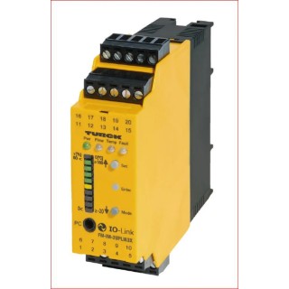 Turck Signal Conditioner with Current Output 4-20 mA, 30V Supply, DIN Rail Mount FM-IM-2UPLI63X