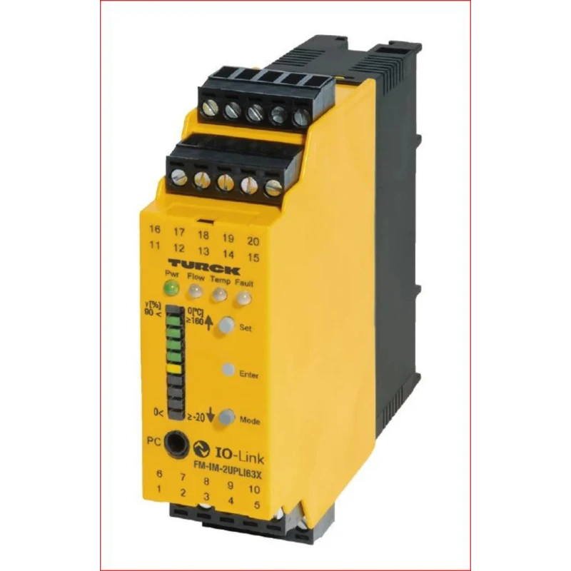 Turck Signal Conditioner with Current Output 4-20 mA, 30V Supply, DIN Rail Mount FM-IM-2UPLI63X