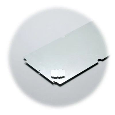 Fibox Aluminium Mounting Plate, 64mm Width, 82mm Length, Threaded, for ALU Enclosures AM 0808 mounting plate