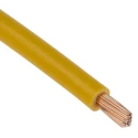 Lapp X07V-K Series Yellow 4 mm² Flame Retardant Polyvinyl Chloride Hook Up Wire 100 m 4520113