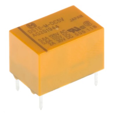 Panasonic Surface Signal Relay, 5V DC Coil, 3A Switching Current, SPST Contact Configuration DS1E-M-DC5V