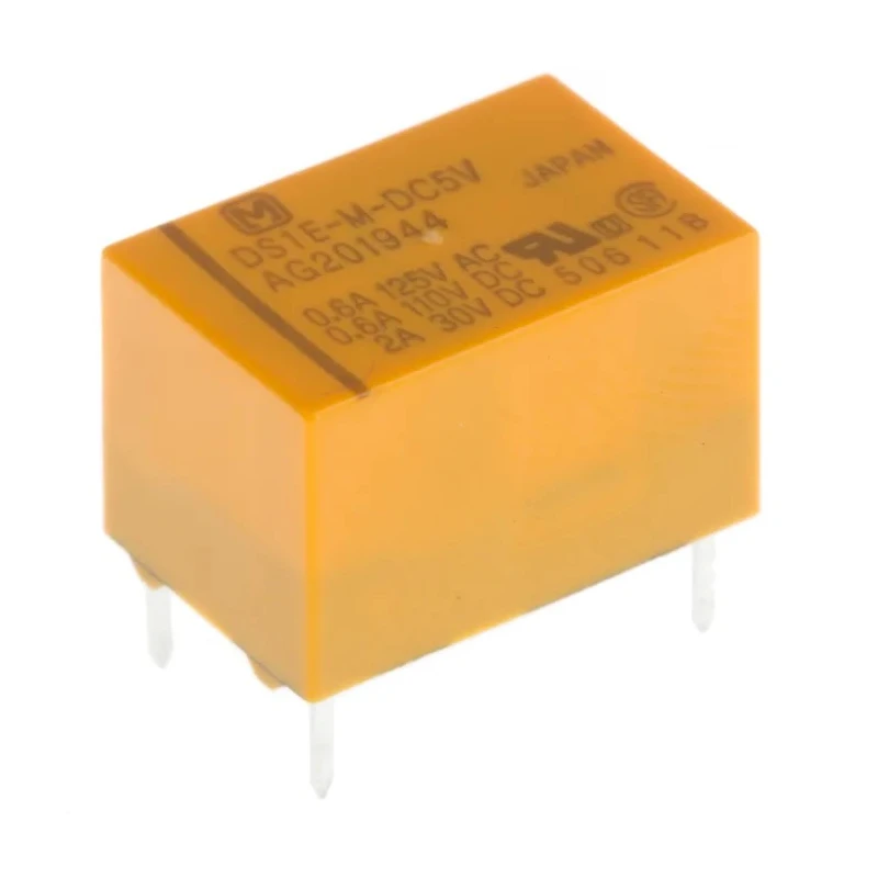 Panasonic Surface Signal Relay, 5V DC Coil, 3A Switching Current, SPST Contact Configuration DS1E-M-DC5V