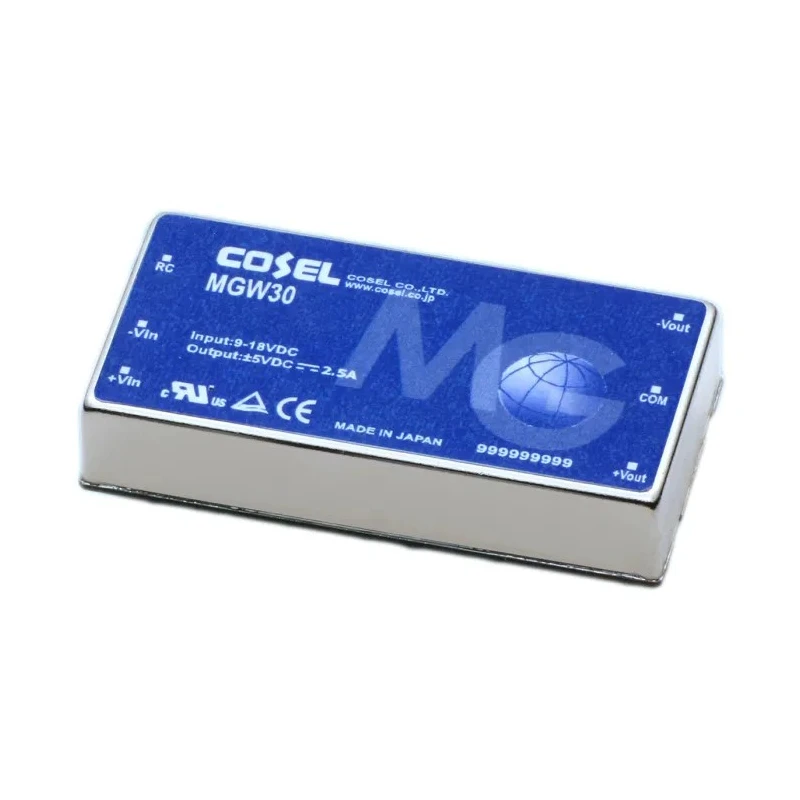 Cosel MGW Series 2 Output 12V DC DC-DC Converter, 30W, 9V-18V Input, Through Hole Mount MGW301212