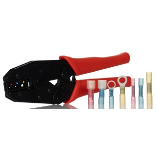 HellermannTyton Heat Shrink Terminal and Splices Service and Repair Crimp Terminal Kit A8190227T 225PC TERMINAL KIT