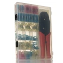 HellermannTyton Heat Shrink Terminal and Splices Service and Repair Crimp Terminal Kit A8190227T 225PC TERMINAL KIT