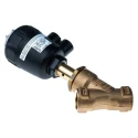 Burkert Angle Type Pneumatic Actuated Valve Stainless Steel 16 Bar 3/4 in 185356